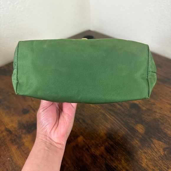 Prada Green Tessuto Cosmetic  Pouch with Certificate of Authenticity - Picture 7 of 16